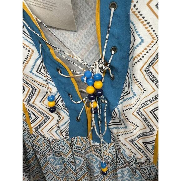 Talitha Women's Maghreb Pinted Silk-Georgette V-Neck Maxi Dress Size S NEW $575 - Picture 4 of 7